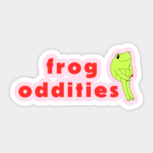 Frog Oddities Sticker
